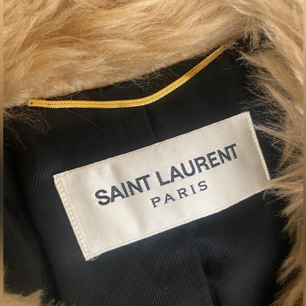 HP🎉 Saint Laurent Faux Fur Coat - Picture 9 of 14